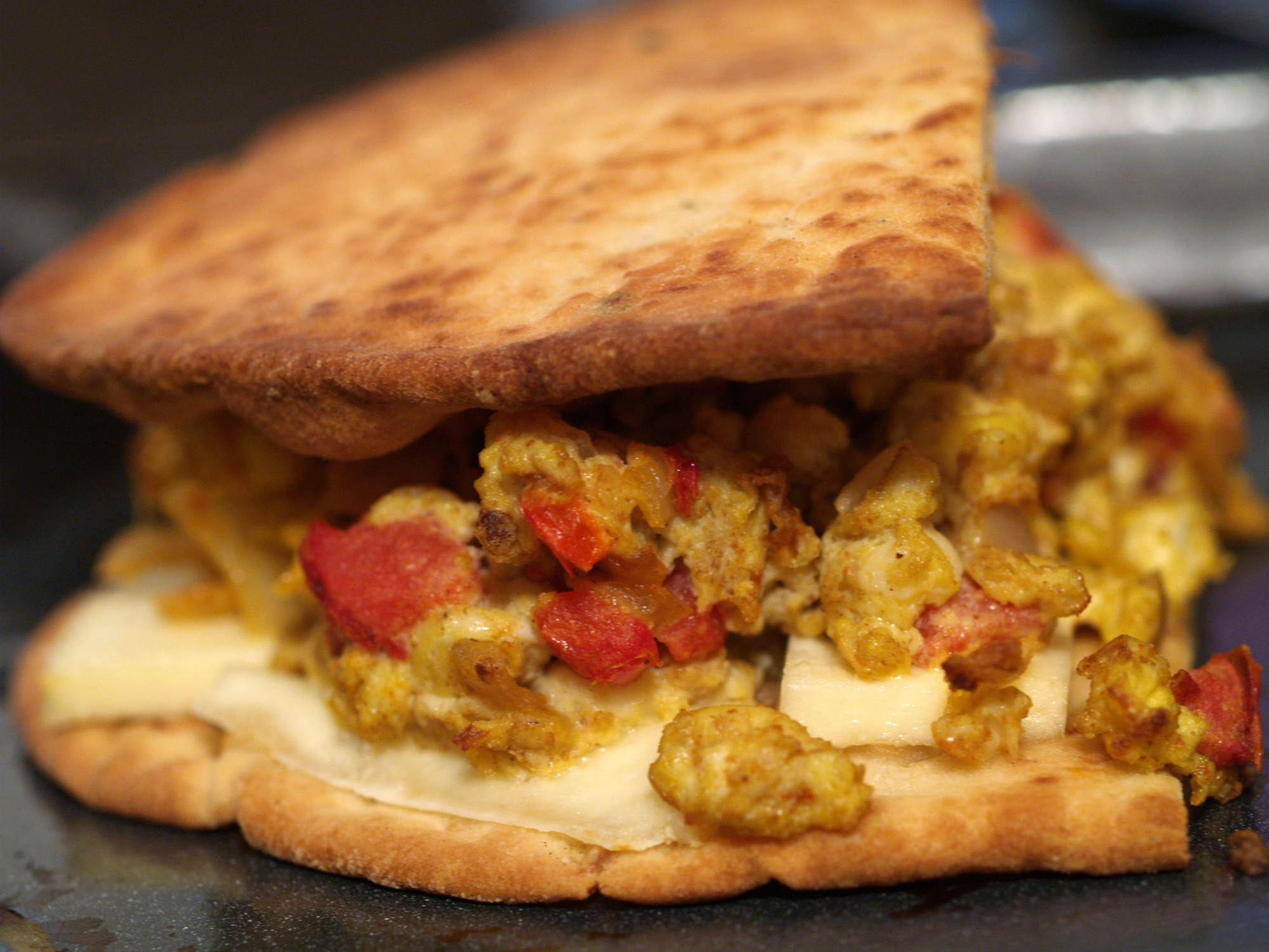 Naan & Paneer Grilled Cheese