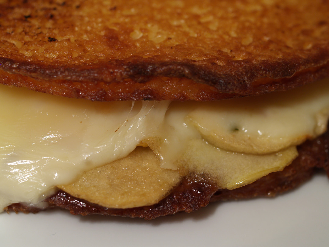 Potato Pancakes Grilled Cheese