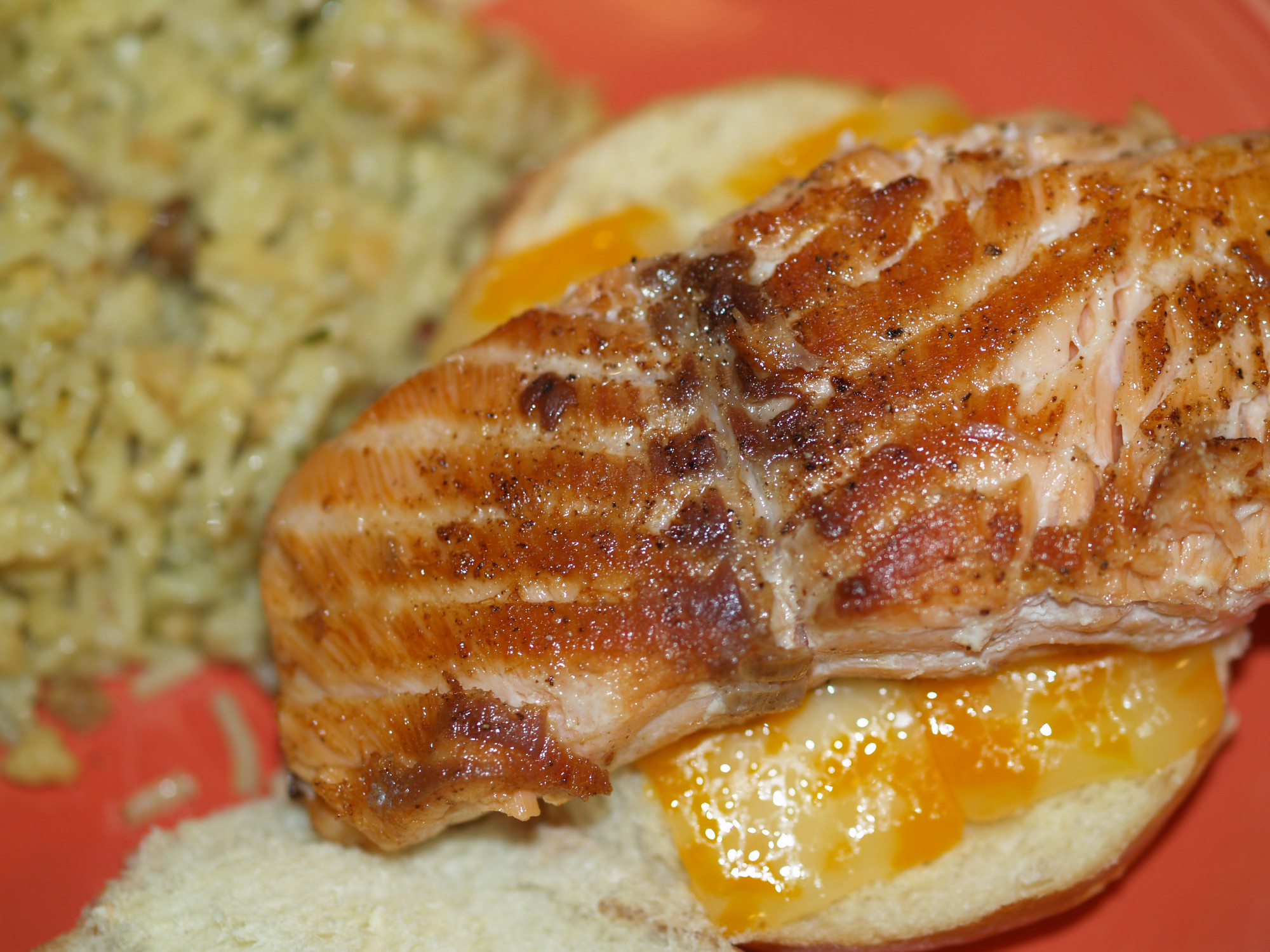 Salmon Grilled Cheese