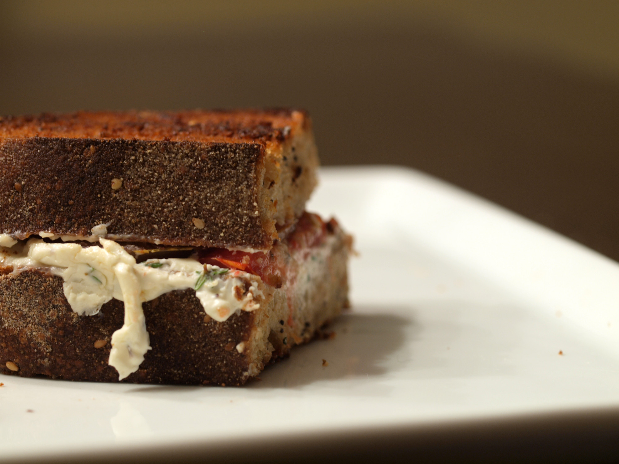 Cream Cheese Grilled Cheese