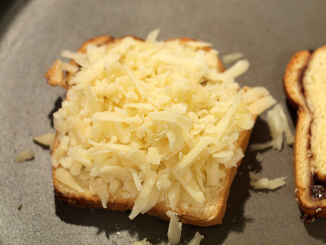 Cinnamon Bread Grilled Cheese
