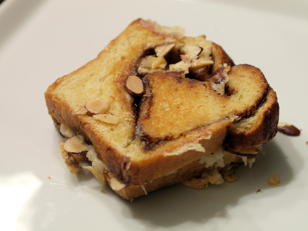Cinnamon Bread Grilled Cheese